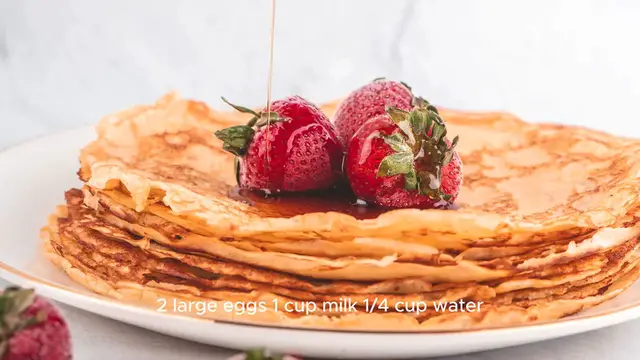 Video thumbnail for French Cream Crepes Recipe