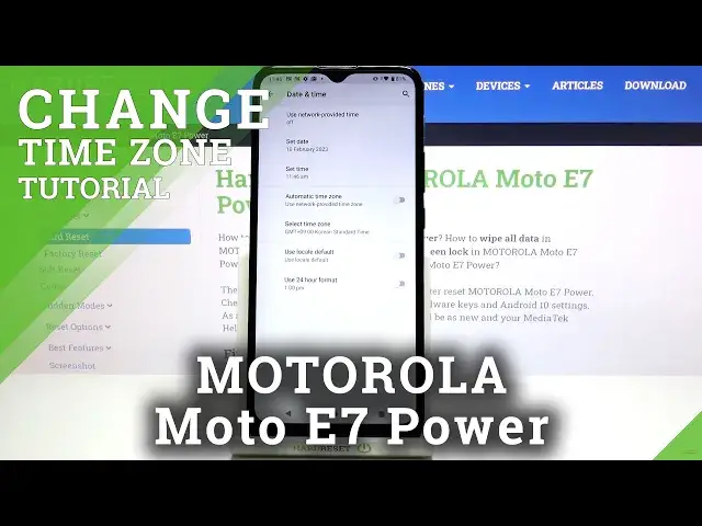 'Video thumbnail for How to Change Date and Time on MOTOROLA Moto E7 Power – Set Up Date and Time'