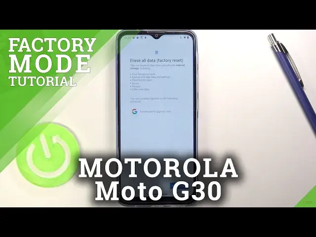 'Video thumbnail for How to Factory Reset MOTOROLA Moto G30 – Delete All Content & Customized Settings'