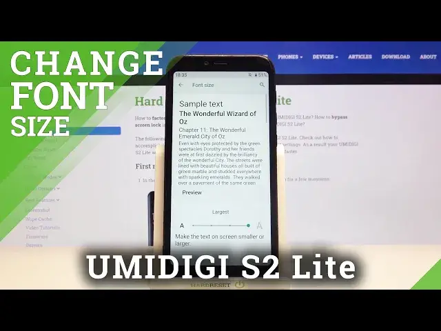 'Video thumbnail for How to Adjust Font Size in Umidigi S2 Lite – Change Size of Text'