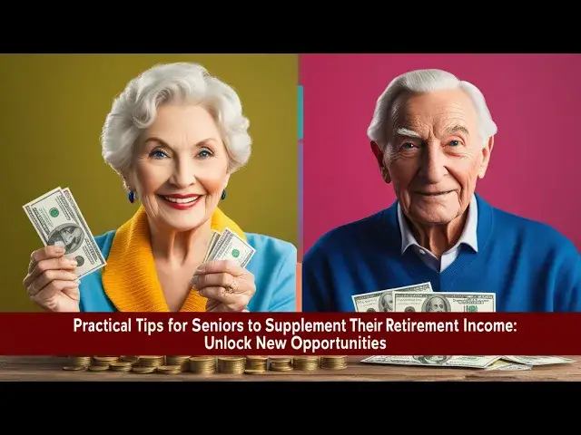 'Video thumbnail for Seniors to Supplement Their Retirement Income: Unlock New Opportunities. practical tips.'