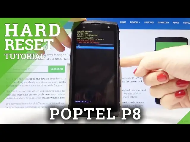 Video thumbnail for How to Hard Reset Poptel P8 - Wipe Data / Remove Screen Lock