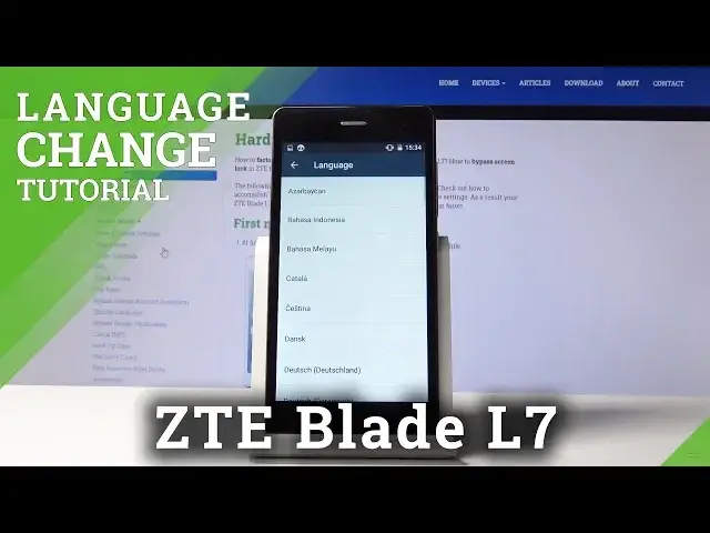 'Video thumbnail for How to Open Language Settings in ZTE Blade L7 - Change Language'
