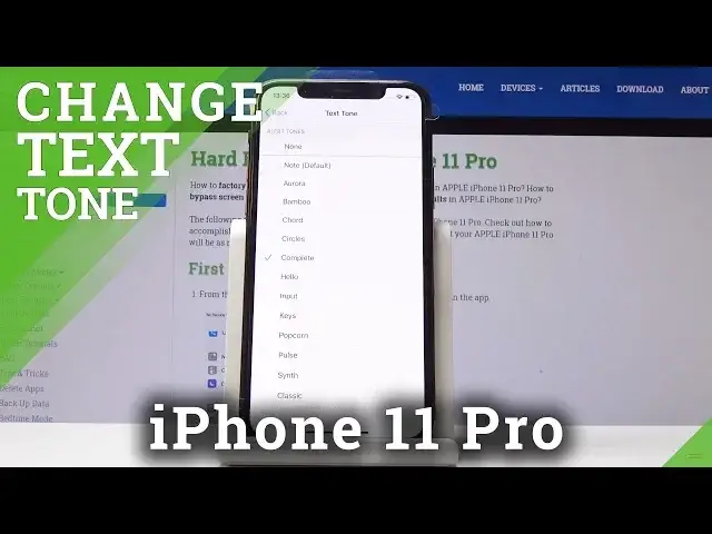 'Video thumbnail for How to Change Text Tone in iPhone 11 Pro - Text Tone List'
