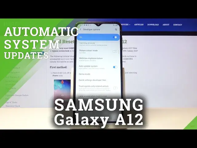 'Video thumbnail for How to Enable Automatic System Updates in SAMSUNG Galaxy A12 – Set Auto System Updates'