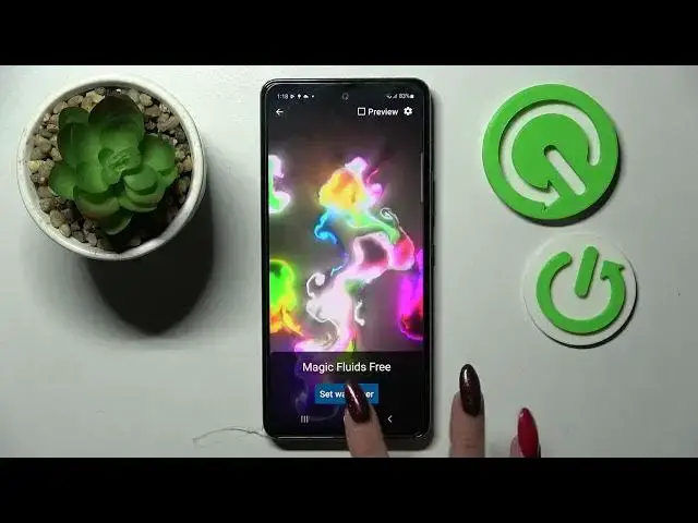 'Video thumbnail for How to Download and Apply Live Wallpaper on SAMSUNG Galaxy A53 5G - Magic Fluids Live Wallpaper'