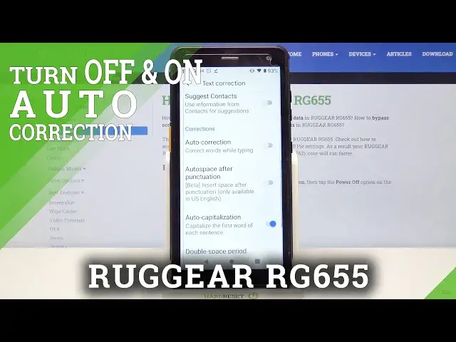 Video thumbnail for How to Activate Auto Correction – Additional Keyboard Features on RUGGEAR RG655