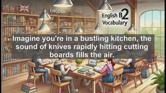 Video thumbnail for 1500 Must Know CEFR B2 Vocabulary - The Many Meanings of 'Chop': From Kitchen to Language