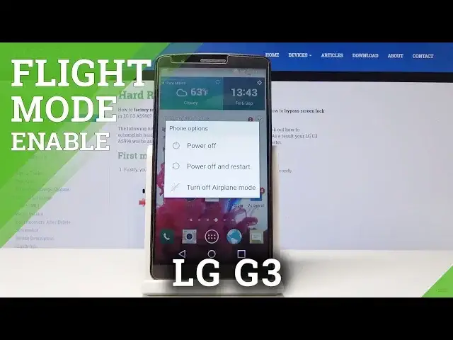 'Video thumbnail for How to Activate Airplane Mode in LG G3 - Flight Mode'
