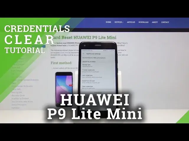 'Video thumbnail for How to Clear Credentials in Huawei P9 Lite Mini - Wipe Stored Certificates'