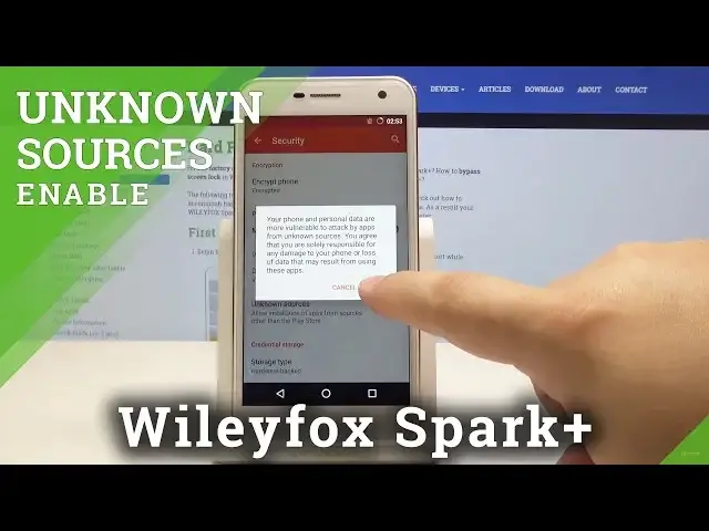 'Video thumbnail for How to Enable Unknown Sources in WILEYFOX Spark+ - Allow App Installation'