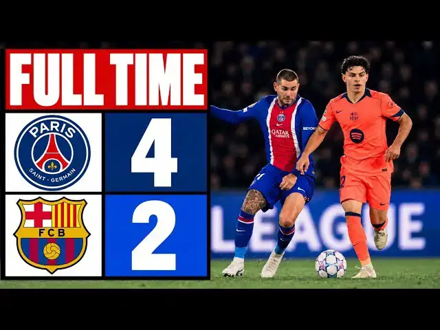 Video thumbnail for PSG 4-2 Barcelona | All Goals & Highlights | Champions League 2026/27 | Full-Time
