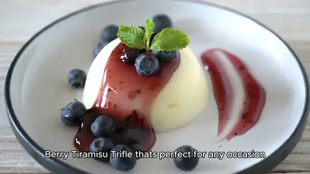 Video thumbnail for Berry Tiramisu Trifle recipe