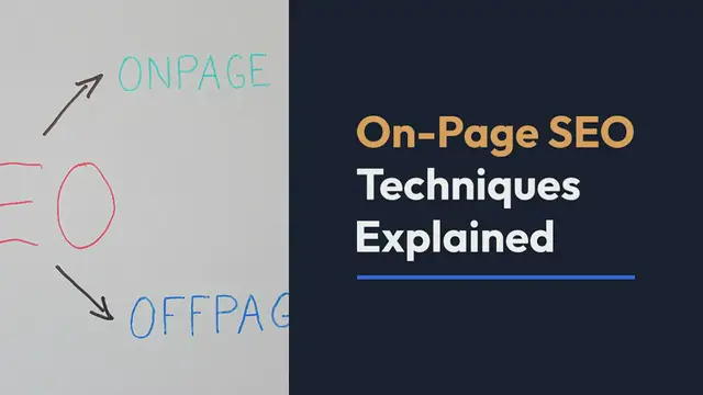 Video thumbnail for 16 On-Page SEO Techniques Explained
