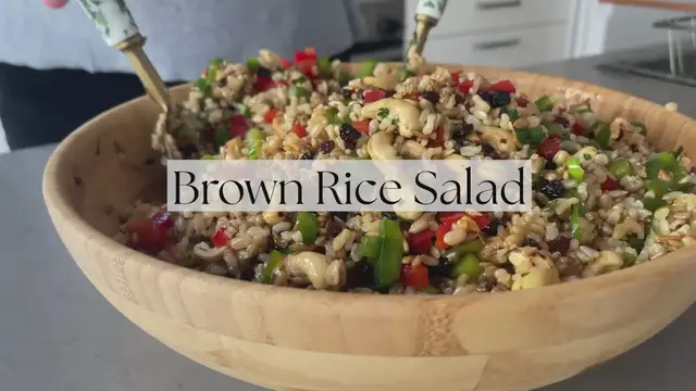 Video thumbnail for Brown Rice Salad