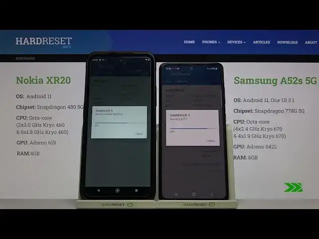 Video thumbnail for NOKIA XR20 vs SAMSUNG Galaxy A52s 5G  Geekbench 5 GPU OpenCL