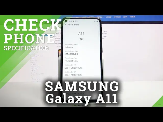 'Video thumbnail for How to Check Phone Specification in SAMSUNG Galaxy A11 – Find Phone Info'