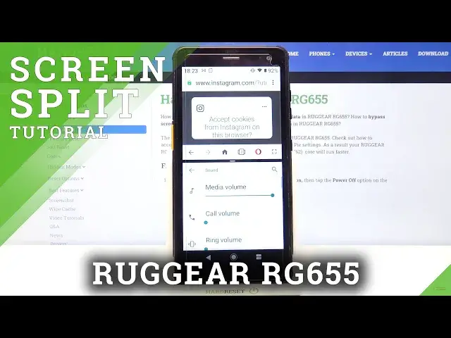 'Video thumbnail for Turn On Split Screen Feature – RUGGEAR RG655 Multitasking'