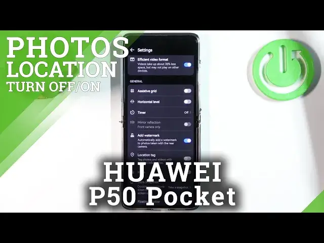 'Video thumbnail for How to Activate Camera Location on HUAWEI P50 Pocket - Turn On Camera Location'
