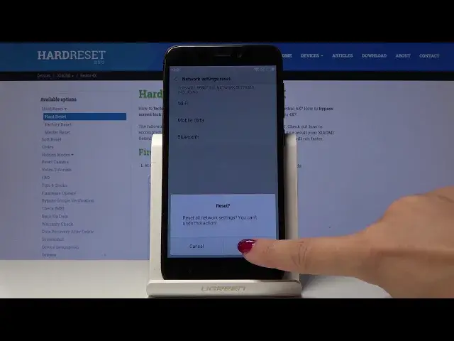 'Video thumbnail for How to Reset Network Settings in Xiaomi Redmi 4X - Bring Network Settings to Default'