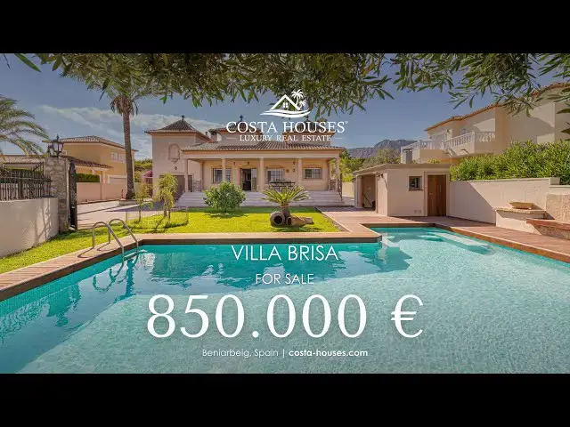 Video thumbnail for Discover this Exclusive Mediterranean Villa in Beniarbeig, Costa Blanca by  COSTA HOUSES ®️
