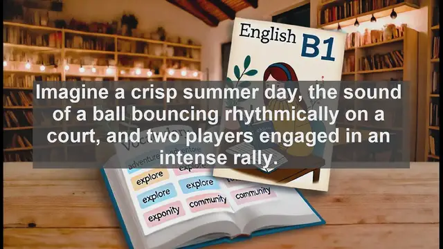 Video thumbnail for 2500 Must Know CEFR B1 Vocabulary - Tennis: A B1 English Vocabulary Lesson