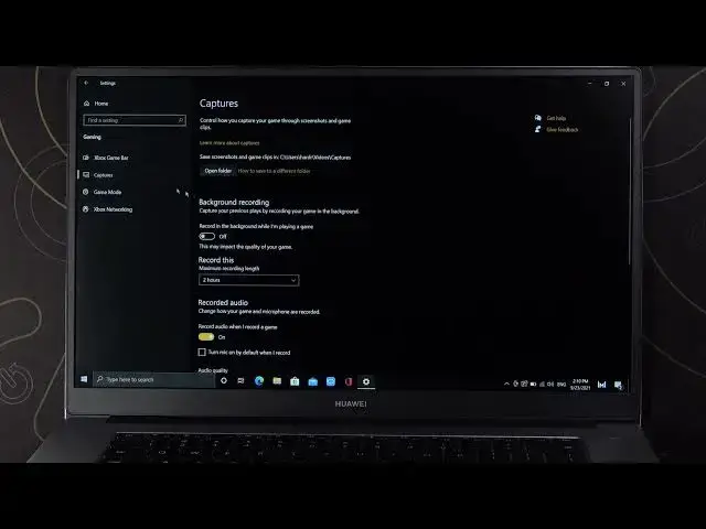 Video thumbnail for How to Enable / Disable Background Game Record on Huawei MateBook D15? Windows XBOX Game Bar Feature