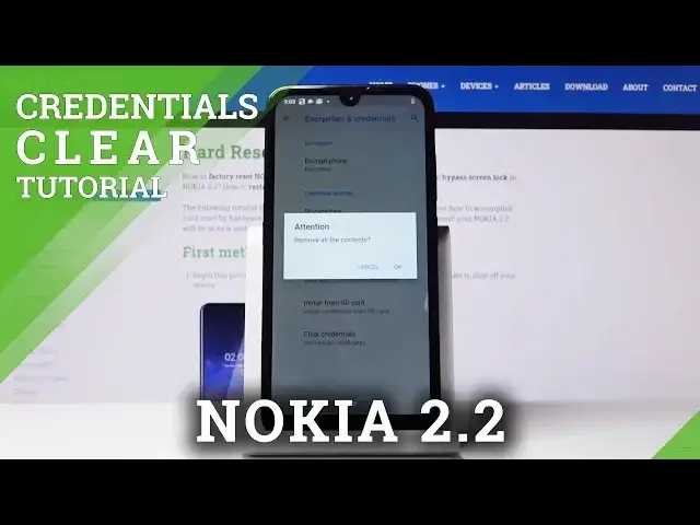 'Video thumbnail for How to Reset Credentials in NOKIA 2.2 – Remove All Certificates'