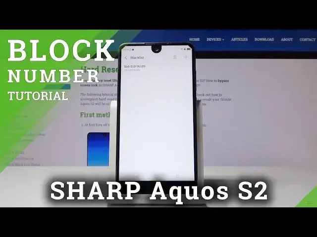 'Video thumbnail for How to Block Number in SHARP Aquos S2 - Block Calls & Messages'