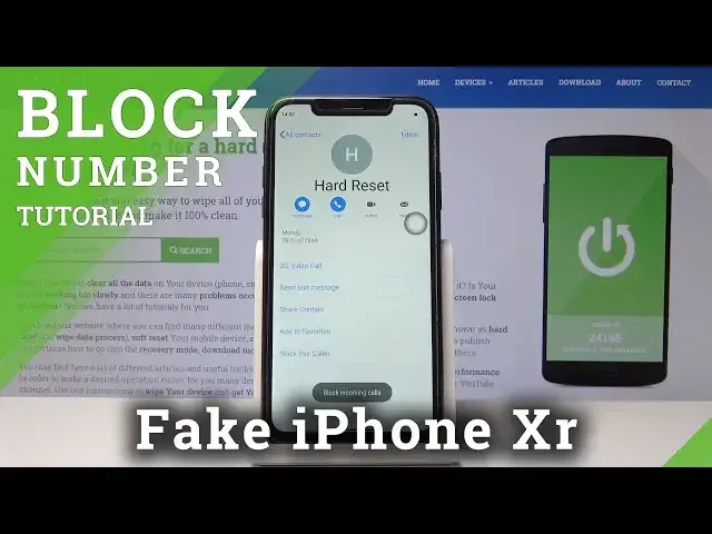 'Video thumbnail for How to Block a Number in iPhone Xr Clone - Block Contact'