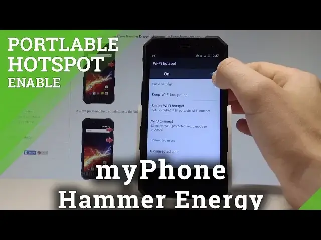 'Video thumbnail for How to Enable Portable Hotspot in myPhone Hammer Energy - Wi-Fi Share |HardReset.Info'