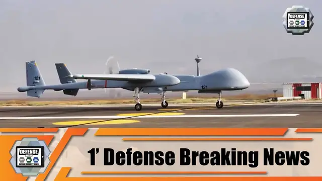 'Video thumbnail for First HERON TP MALE UAV for Germany completes first successful flight in Israel'