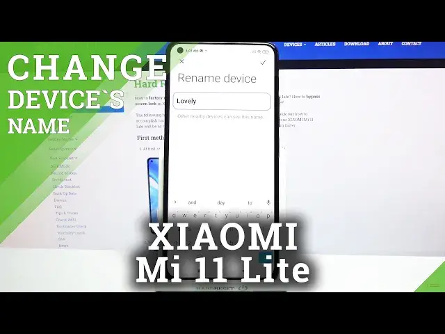 'Video thumbnail for How to Change Device Name on XIAOMI MI 11 Lite – Rename Device'