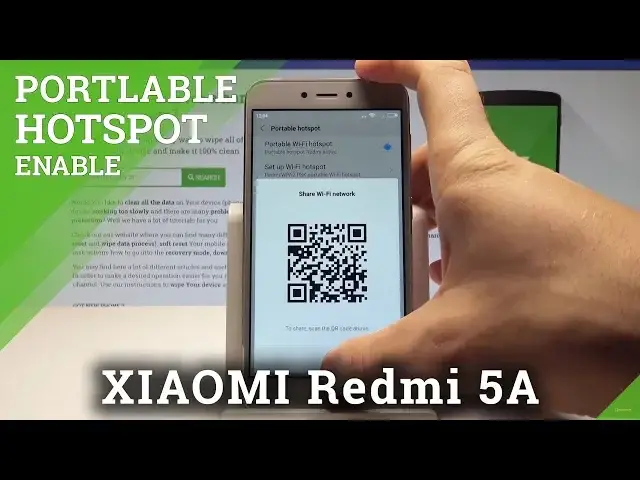 'Video thumbnail for How to Set Up Portable Hotspot in XIAOMI Redmi 5A - Share Wi-Fi |HardReset.Info'