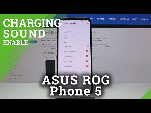 'Video thumbnail for How to Allow Charging Sounds on ASUS ROG Phone 5 – Charging Sound Options'
