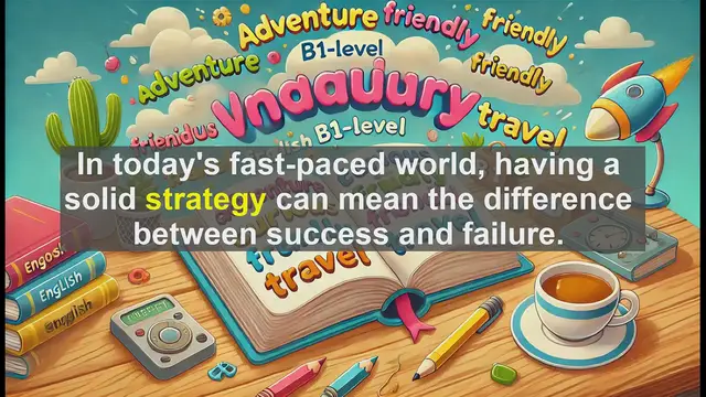 Video thumbnail for 2500 Must Know CEFR B1 Vocabulary - Understanding Strategy: Key to Success in English and Life