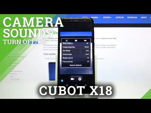 Video thumbnail for CUBOT X18 - How to Activate & Disable Camera Shutter Sound