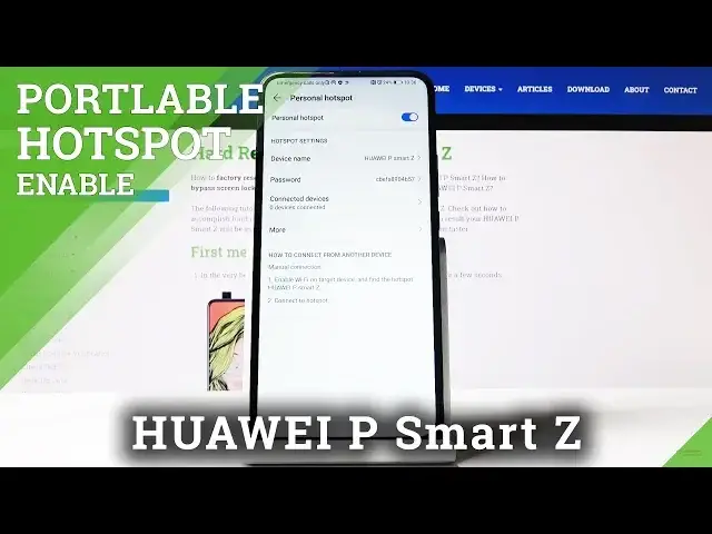 Video thumbnail for How to Activate Portable Hotspot in HUAWEI P Smart Z – Network Access Point