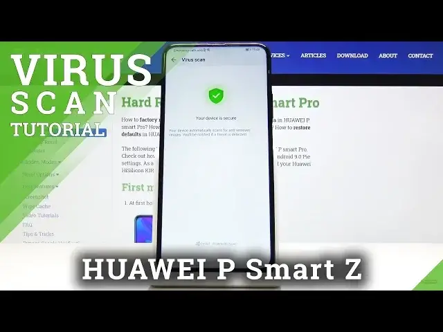 Video thumbnail for How to Virus Scan in HUAWEI P Smart Z – Anti-Virus / Security Scanning