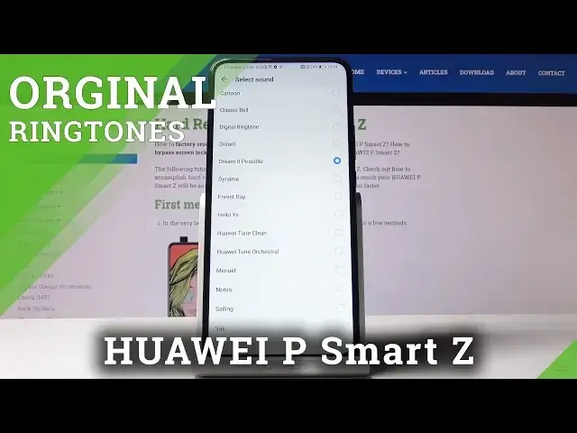 'Video thumbnail for How to Change Ringtone in HUAWEI P Smart Z – Ringtone List'