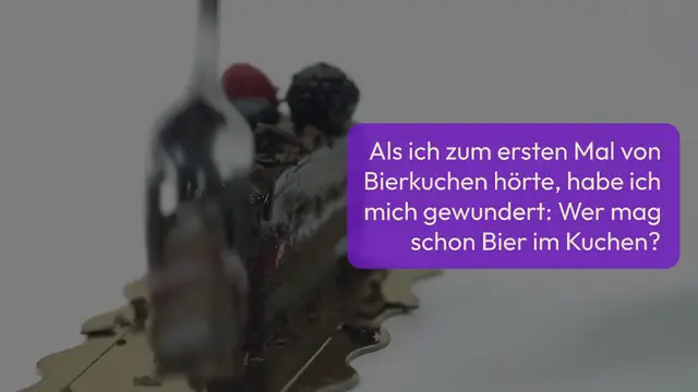 Video thumbnail for Omas saftiger Bierkuchen mit Cocktailkirschen