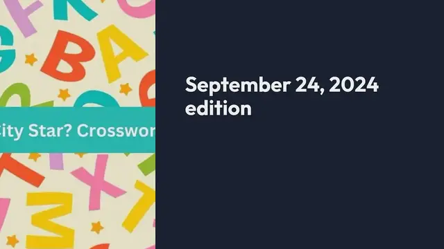 Video thumbnail for NYT Kansas City Star? Crossword Clue Puzzle Answer from September 24, 2024