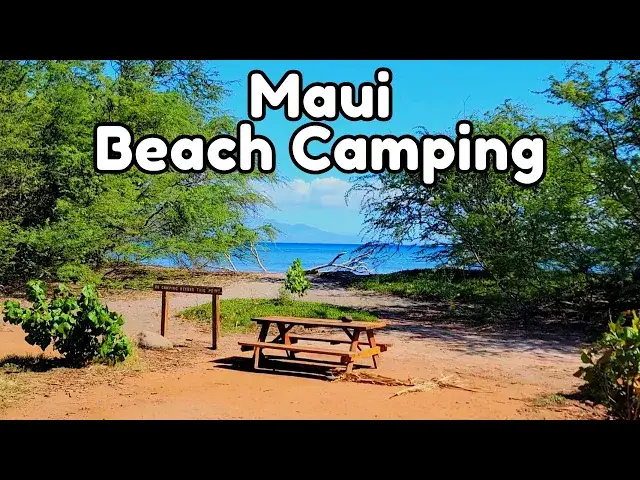 Video thumbnail for Beach Camping on Maui Hawaii at Camp Olowalu