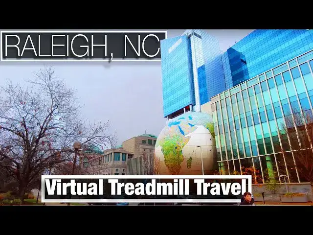 'Video thumbnail for Downtown Raleigh North Carolina - NC Capital - Virtual Treadmill Scenery & Virtual Walk - City Walks'