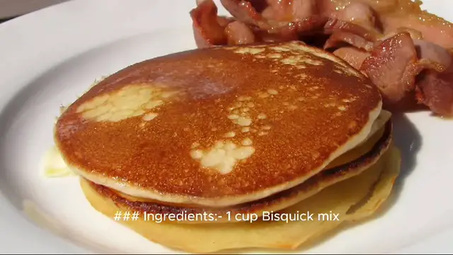 Video thumbnail for bisquick pancake recipe