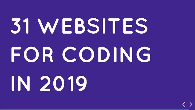 Video thumbnail for Top 31 Websites for Learning Programming for Free in 2019