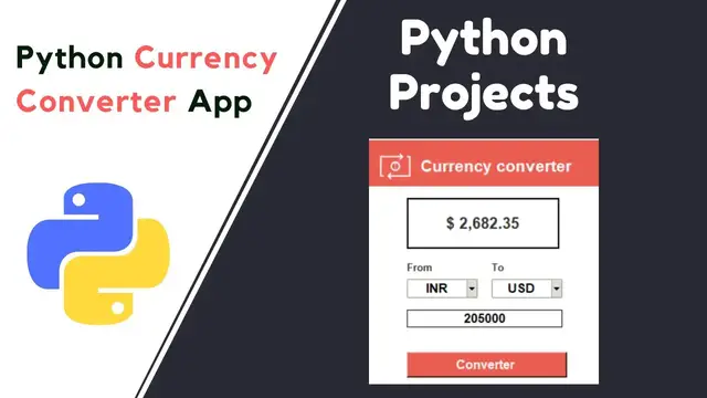 Video thumbnail for How To Create A Currency Converter In Python? | Python | Tkinter | Project