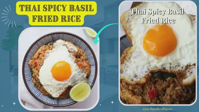 Video thumbnail for Thai Spicy Basil Fried Rice