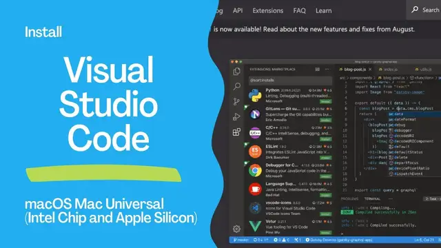 Video thumbnail for Three ways to install Visual Studio Code for Mac Universal: Manual, Homebrew, and Ansible
