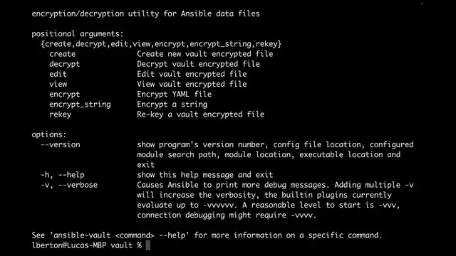Video thumbnail for Decrypt an Ansible Vault - ansible vault